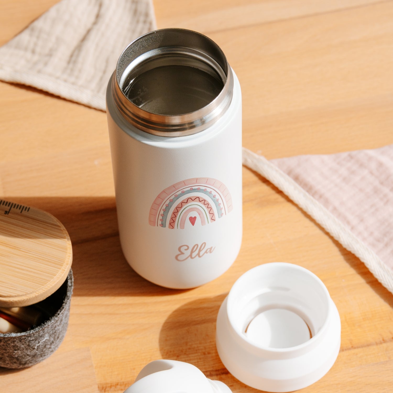 Trinkflasche Regenbogen | Design 012.02. | Farbdruck